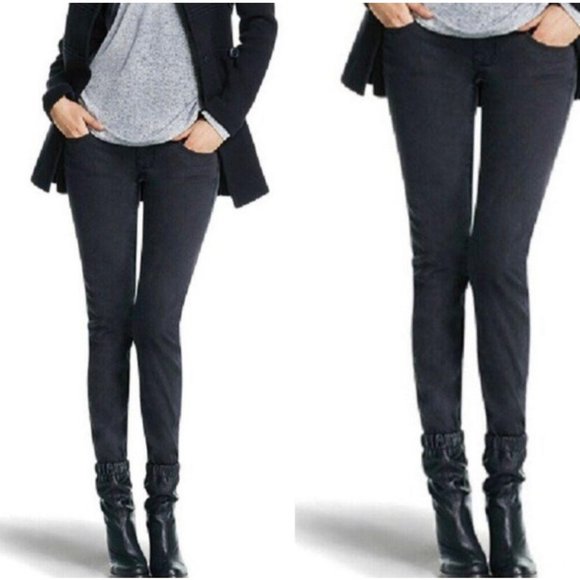 CAbi Denim - CAbi 3044 Pitch Super Skinny Jeans Black Grey NWT
